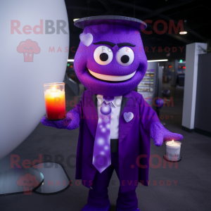 Purple Scented Candle...