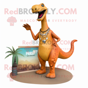 Rust Brachiosaurus mascotte...