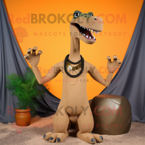 Rust Brachiosaurus mascotte...