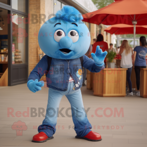 Blue Meatballs mascotte...