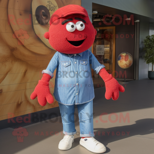 Red Meatballs maskot drakt...