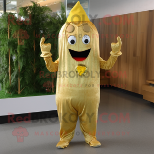 Goud Courgette mascotte...