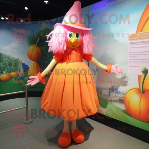 Peach Witch maskot kostume...