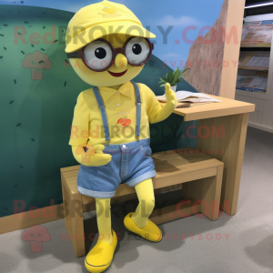  Lemon mascotte kostuum...