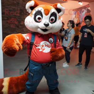 Rust Red Panda mascotte...