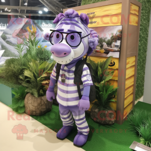 Lavender Zebra mascotte...