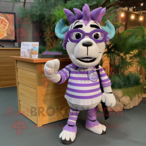 Lavender Zebra mascotte...