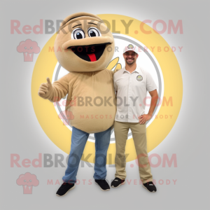 Beige Bagels mascotte...