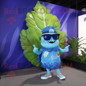 Blue Cabbage Leaf mascotte...