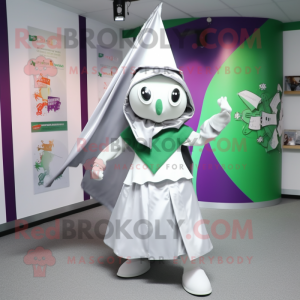 Sølv irsk flagg maskot...
