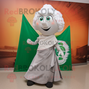 Silver Irish Flag maskot...