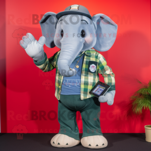  elefant maskot kostume...