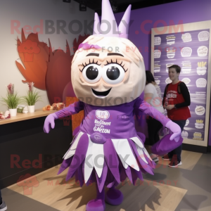 Purple Onion maskot kostume...