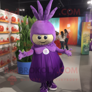 Purple Onion maskot kostume...