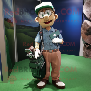  Golf Bag maskot kostume...