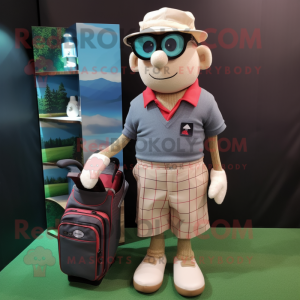  Golf Bag maskot kostym...