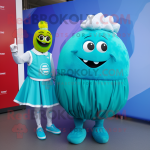 Cyan Meatballs mascotte...