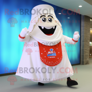 nan Bottle Of Milk mascot costume character dressed with a Capri Pants and Shawls