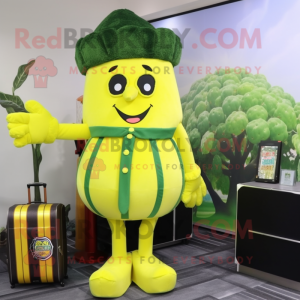 Citrongul Broccoli maskot...