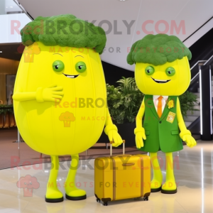 Citrongul Broccoli maskot...