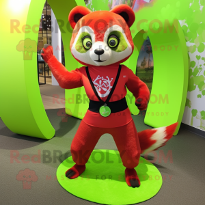 Lime Green Red Panda...