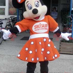 Mascot Minnie famous Disney mouse. Disney costume -