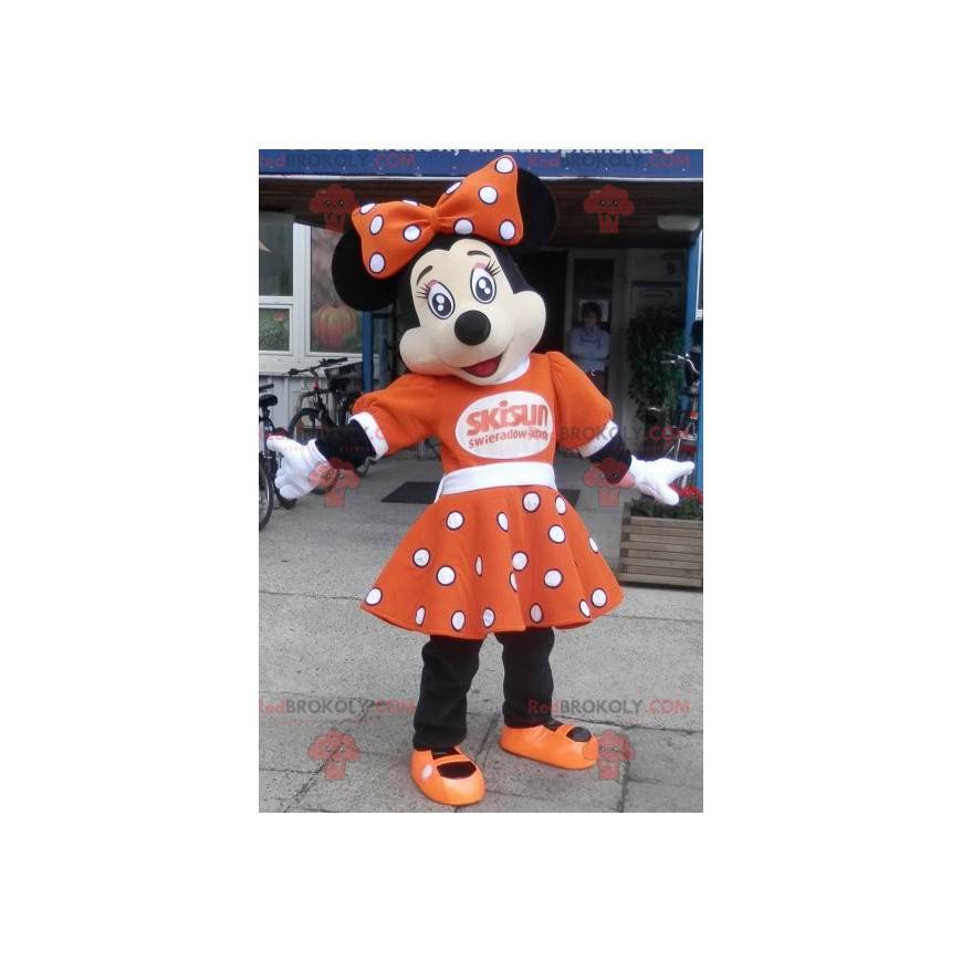 Mascote Minnie, famoso rato da Disney. Fantasia da Disney -