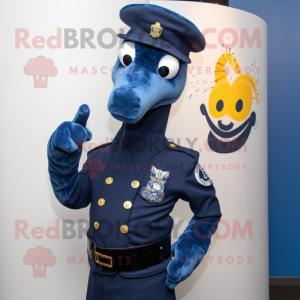 Navy Seahorse maskot...