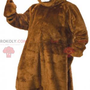 Maskot hnědý bobr s velkými zuby - Redbrokoly.com