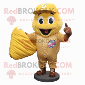 Guldbaseballhandske maskot...