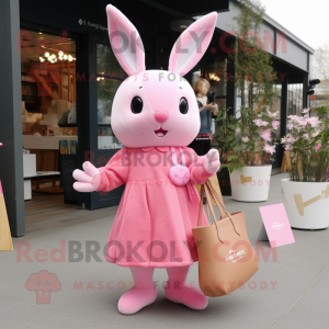 Pink Rabbit mascotte...
