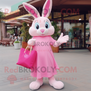 Pink Rabbit mascotte...