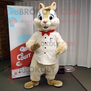 Creme Egern maskot kostume...