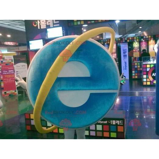 Internet Explorer computer mascot - Redbrokoly.com