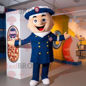 Navy Pizza mascotte kostuum...