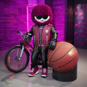 Magenta Basketball Ball...