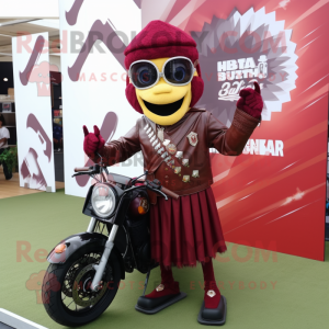 Maroon Biryani maskot drakt...