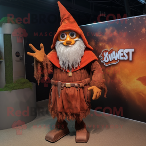 Rust Wizard maskot drakt...