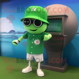 Personaje de mascota Green...