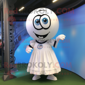 White Soccer Ball maskot...