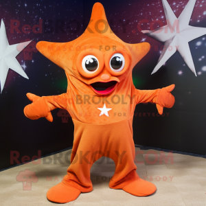 Rust Starfish maskot kostym...