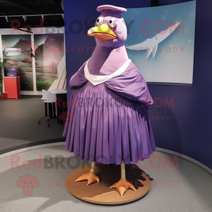 Purple Gull mascotte...