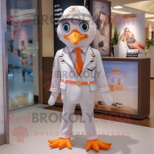 Peach Gull mascotte kostuum...