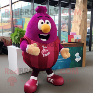 Magenta Aardappel mascotte...