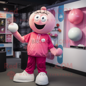 Pink Juggle mascotte...