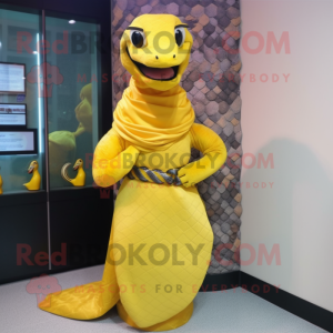 Żółta Anakonda w kostiumie...