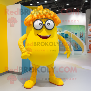 Geel Cyclops mascotte...