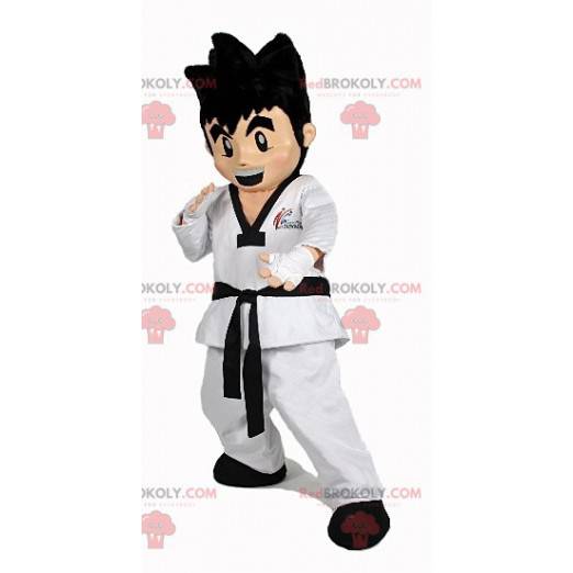 Karateka maskot. Karateka pojkemaskot - Redbrokoly.com