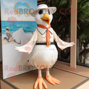 Peach Seagull mascotte...