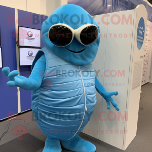 Sky Blue Trilobite mascotte...